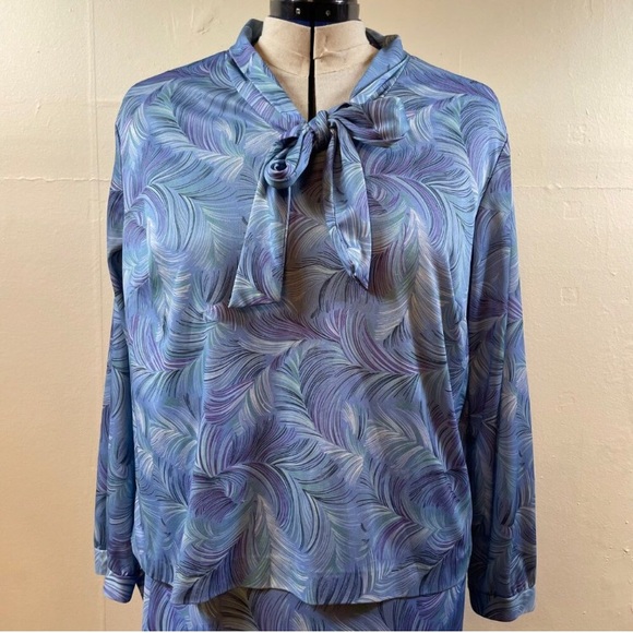 PLUS SIZE VINTAGE!!! 2-Piece Secretary Set - Picture 2 of 7